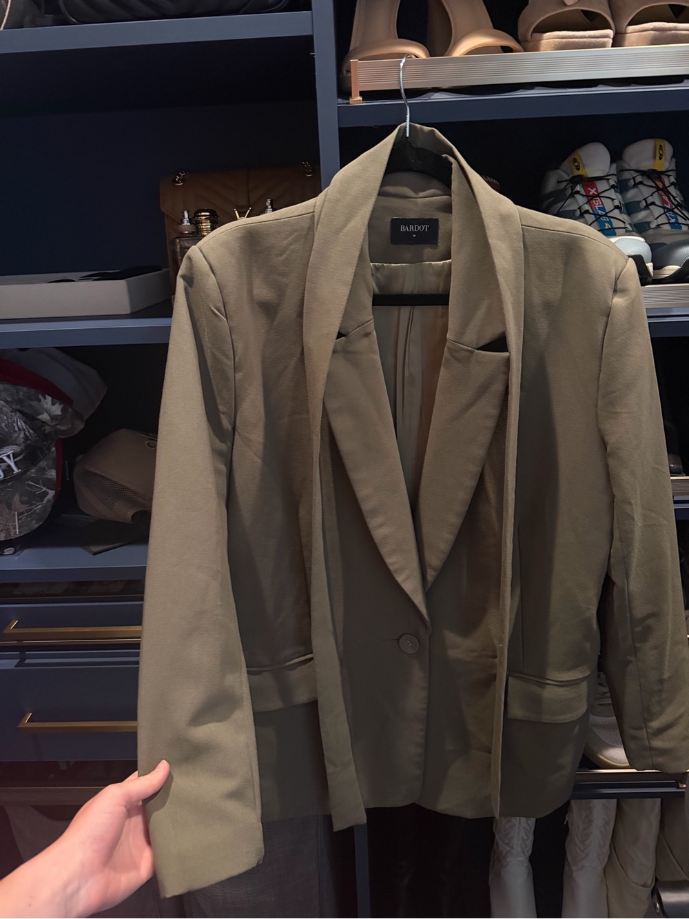 Bardot Olive Green Blazer